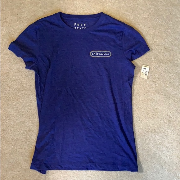 Aeropostale purple anti-social shirt - Picture 1 of 2